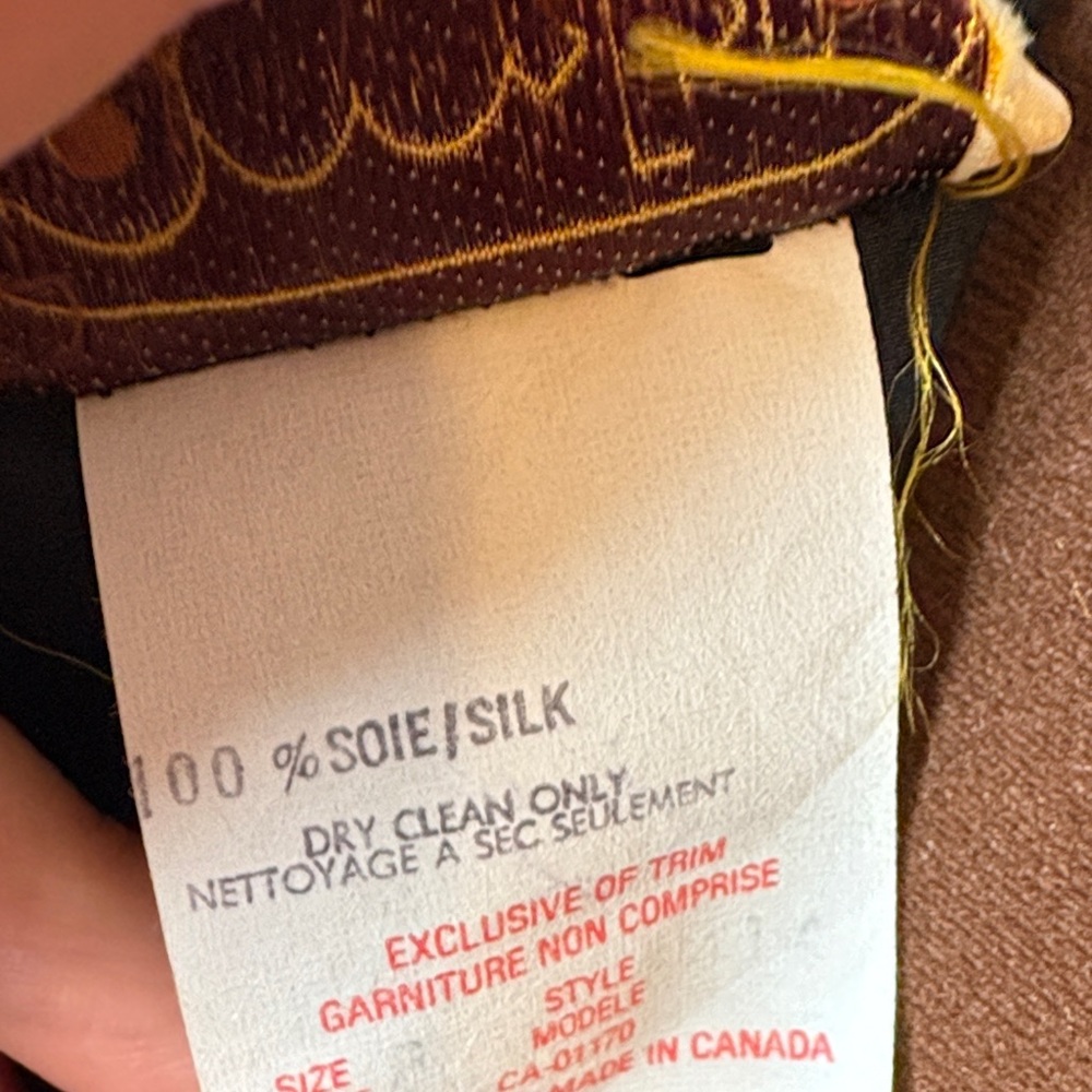 Vintage 80s Silk and Velvet Formal Dress Small - Picture 5 of 11
